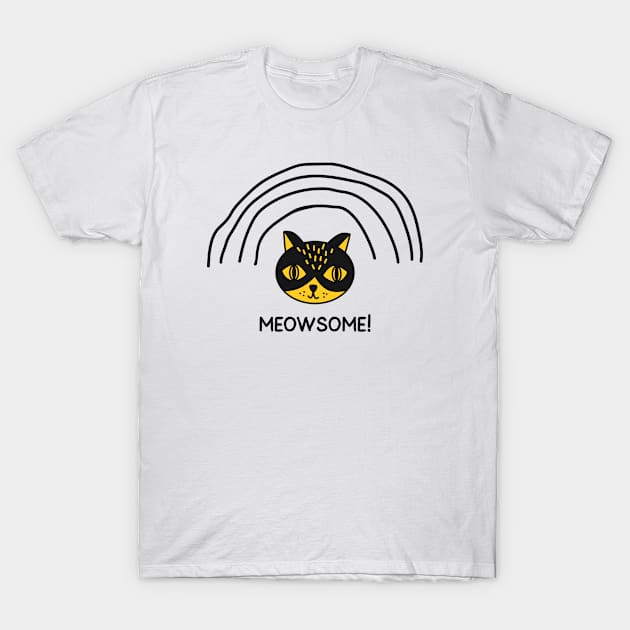 Meowsome T-Shirt by Araf Color